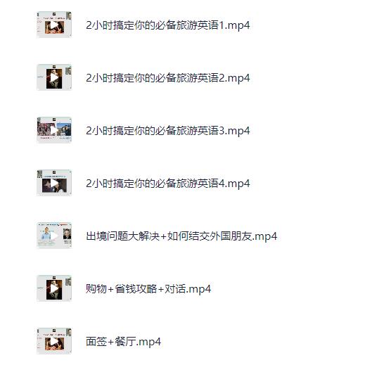 2小时搞定你的必备旅游英语