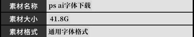 ps ai字体包库cdr毛笔书法艺术卡通中文ppt字体下载pr设计素材mac