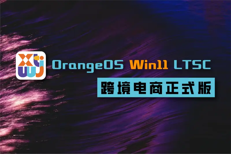系统玩家OrangeOS Win11 (LTSC IoT 25H2) 跨境电商纯净版v1.0